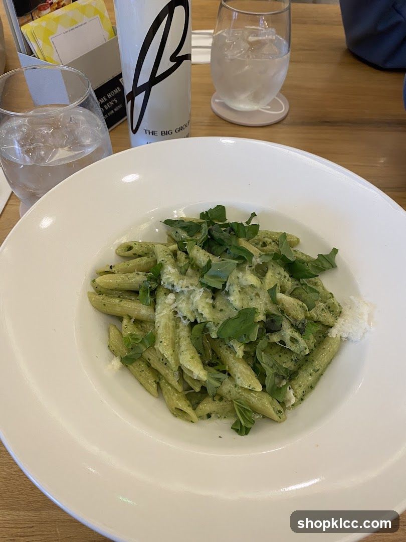 Penne Pasta with Pesto