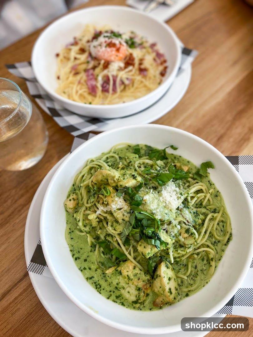 Two Pasta Dishes