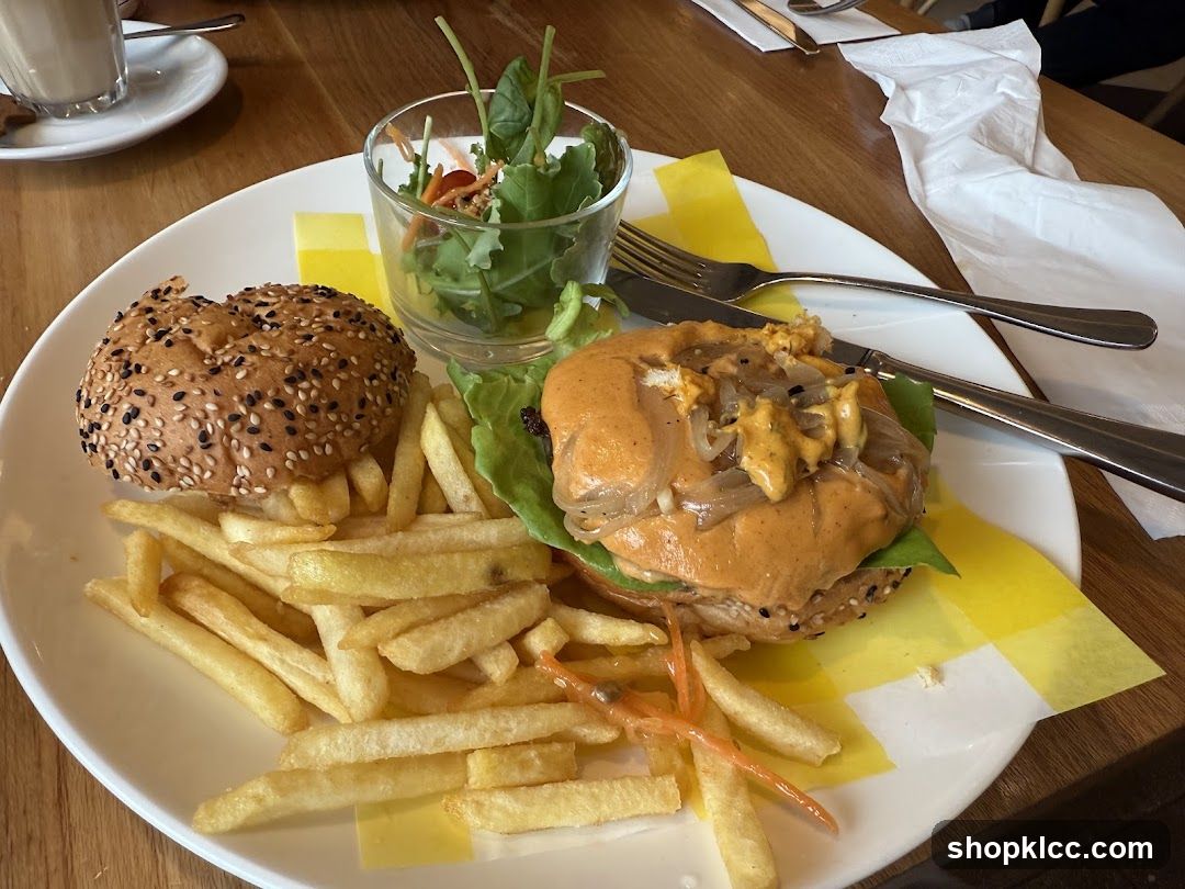 Burger and Fries