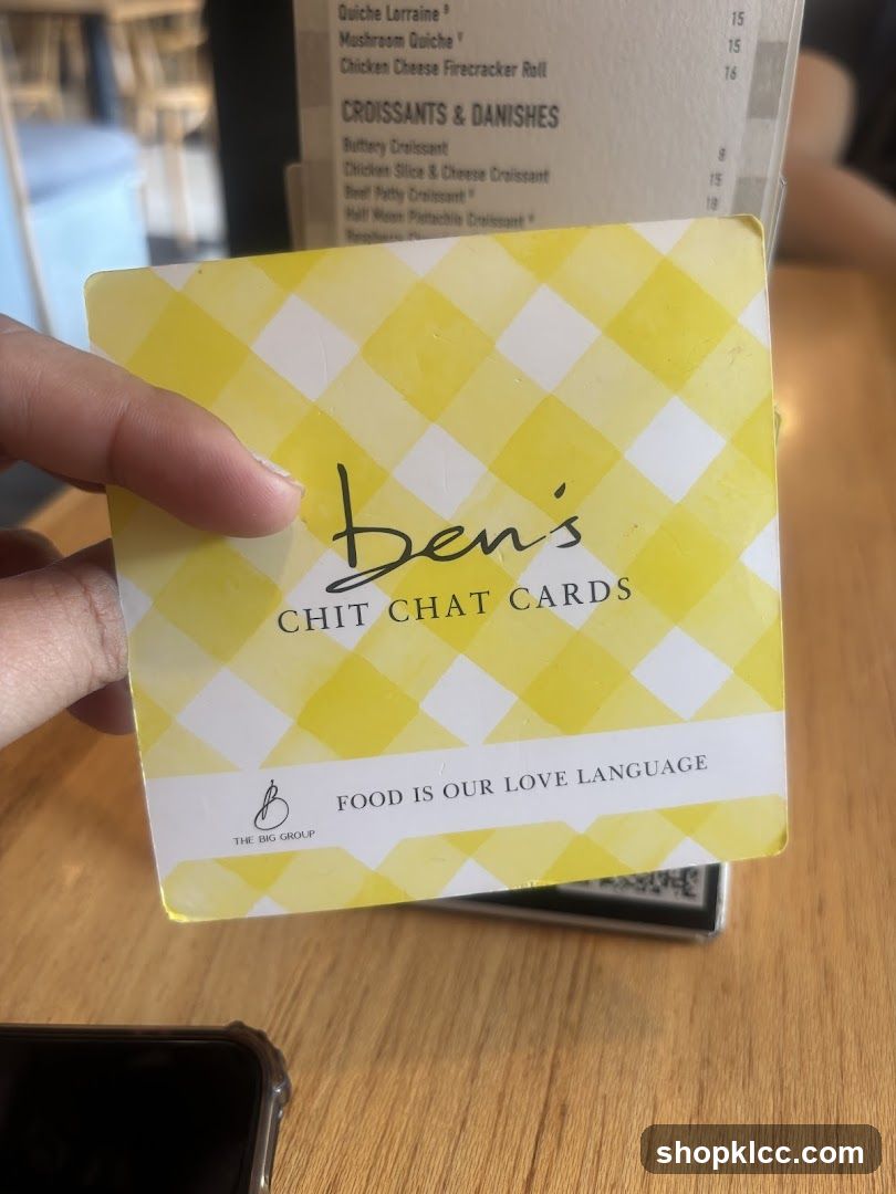 Ben's Chit Chat Cards
