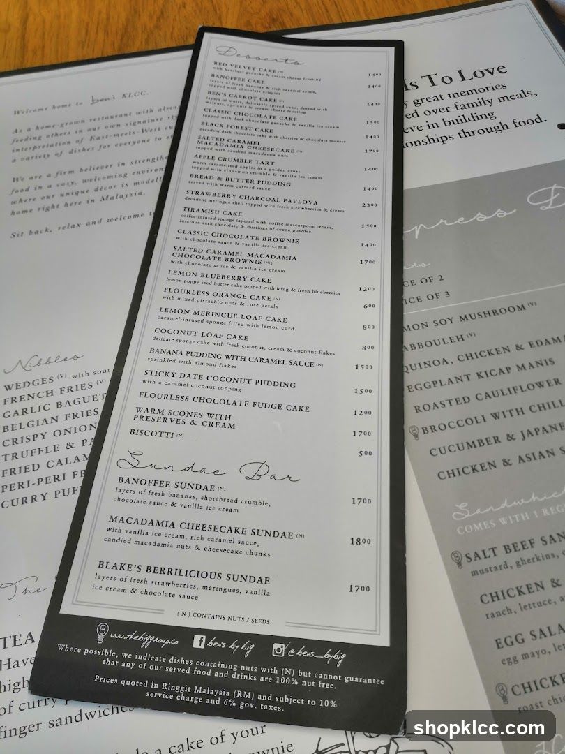 Desserts