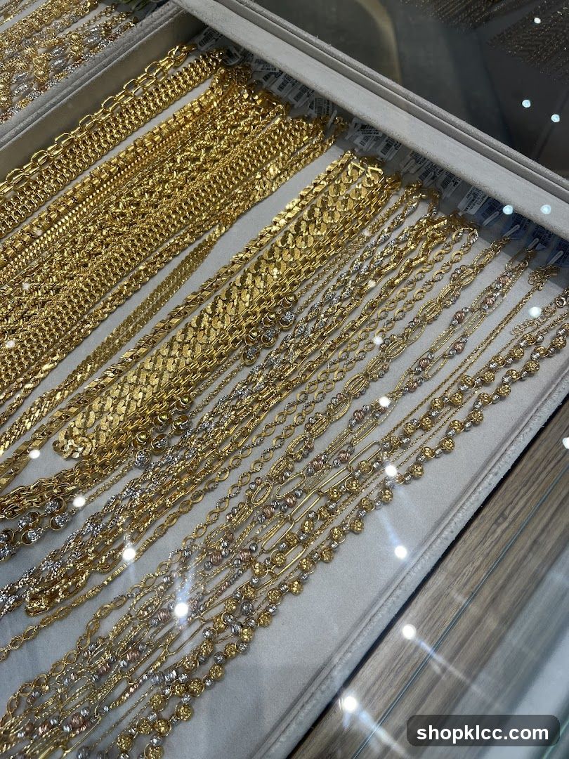 Gold and Silver Necklaces