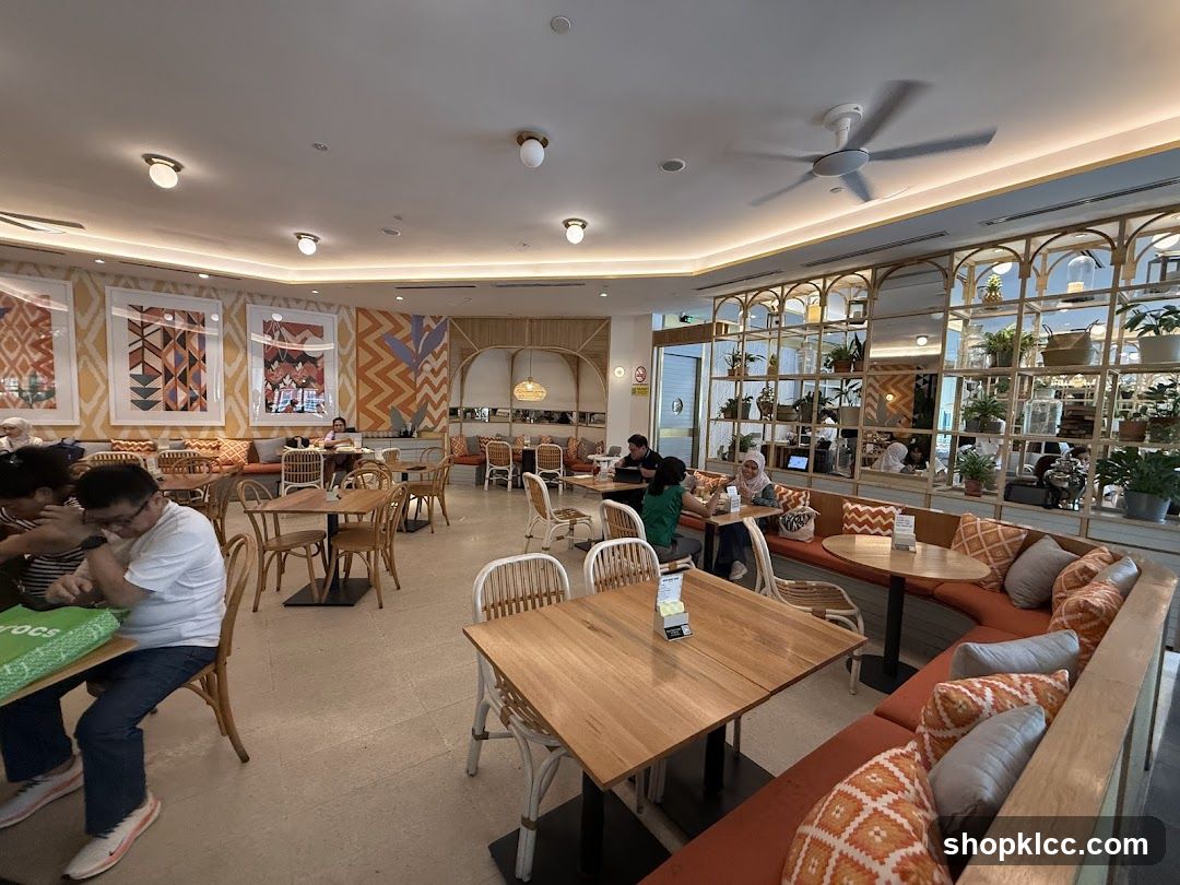 Restaurant Interior with Seating and Decor