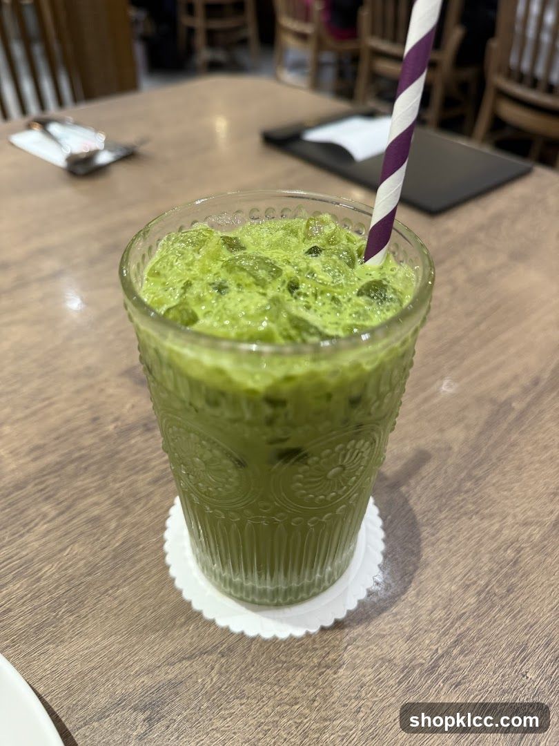 Iced Matcha Latte