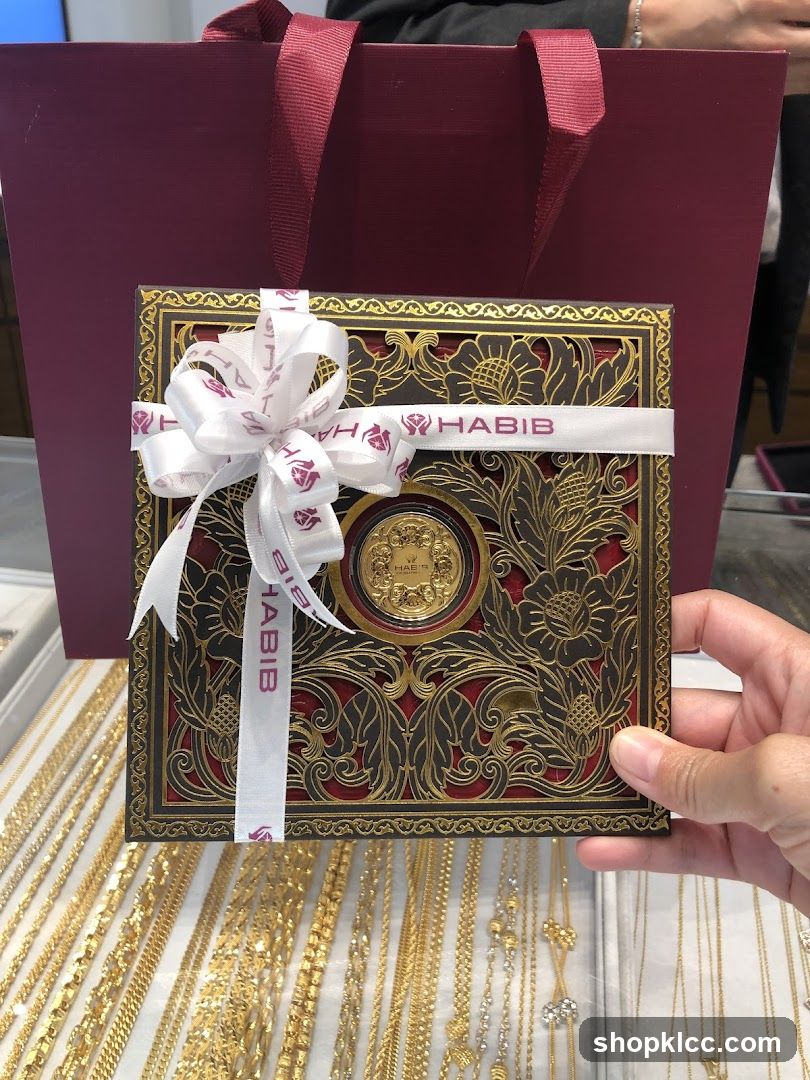 Gift Box with Gold Coin