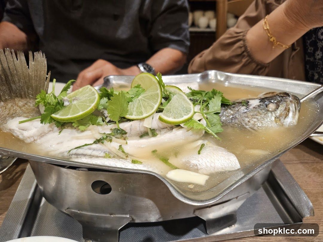 Steamed Fish with Lime and Cilantro