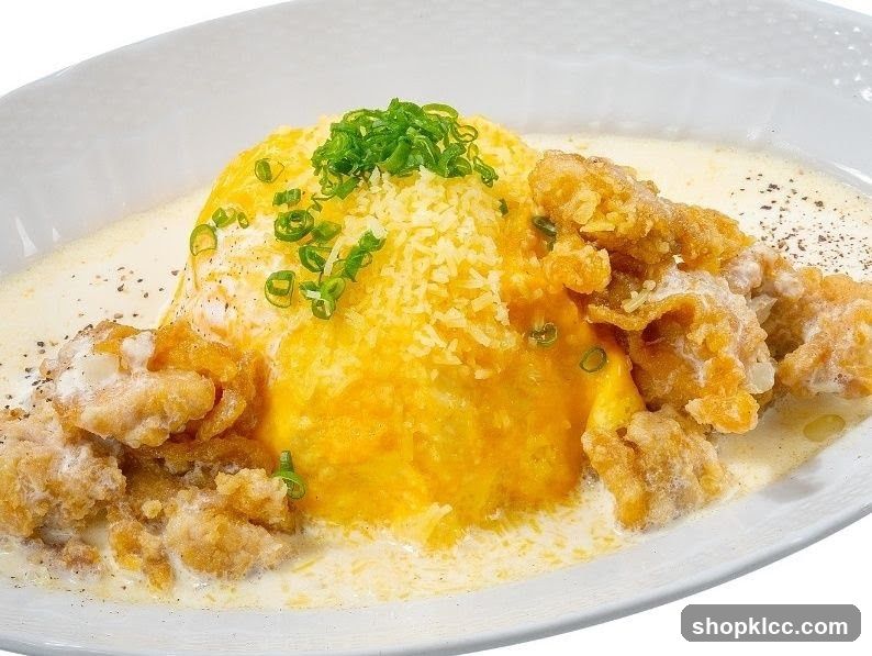 Omurice with Fried Chicken