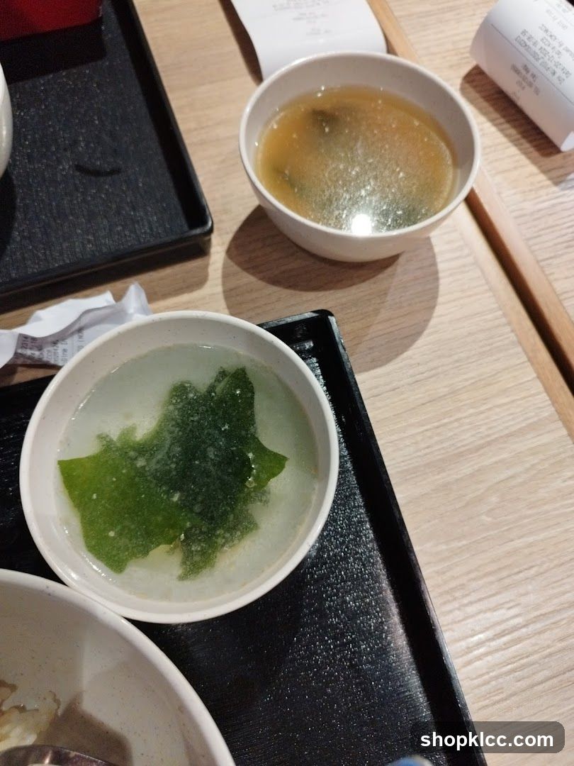 Two bowls of soup