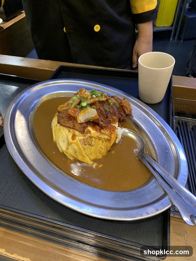 Omurice with Curry