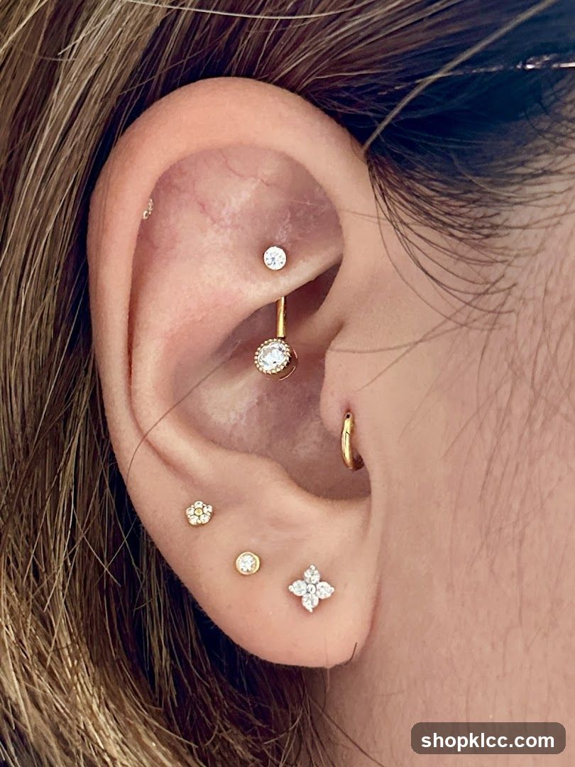 Multiple Ear Piercings