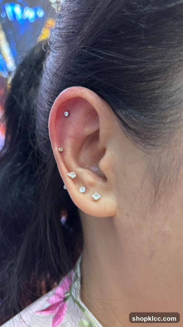 Multiple Ear Piercings