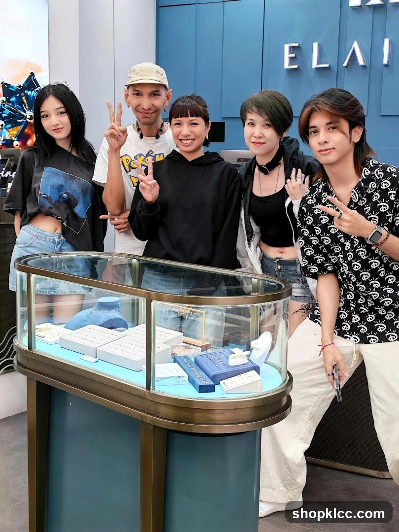 Group Posing in Jewelry Store