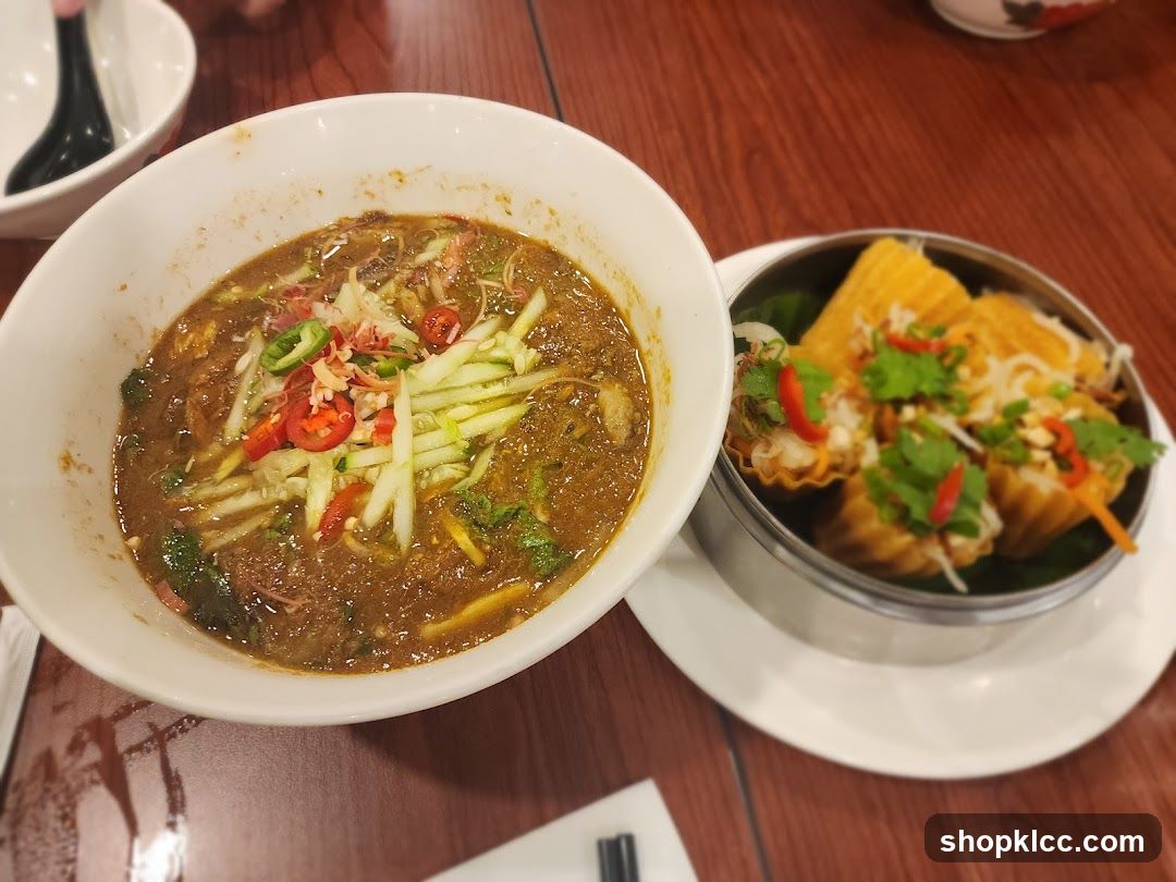 Laksa and Appetizers