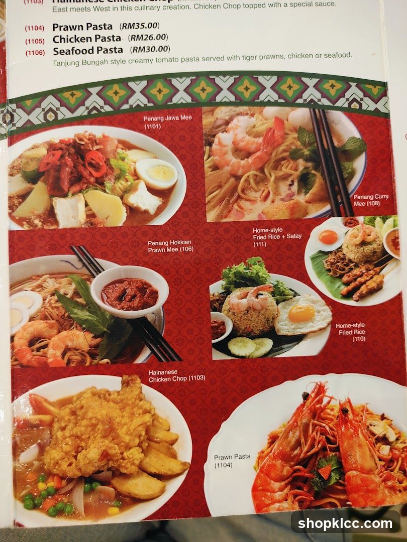 Menu Items
