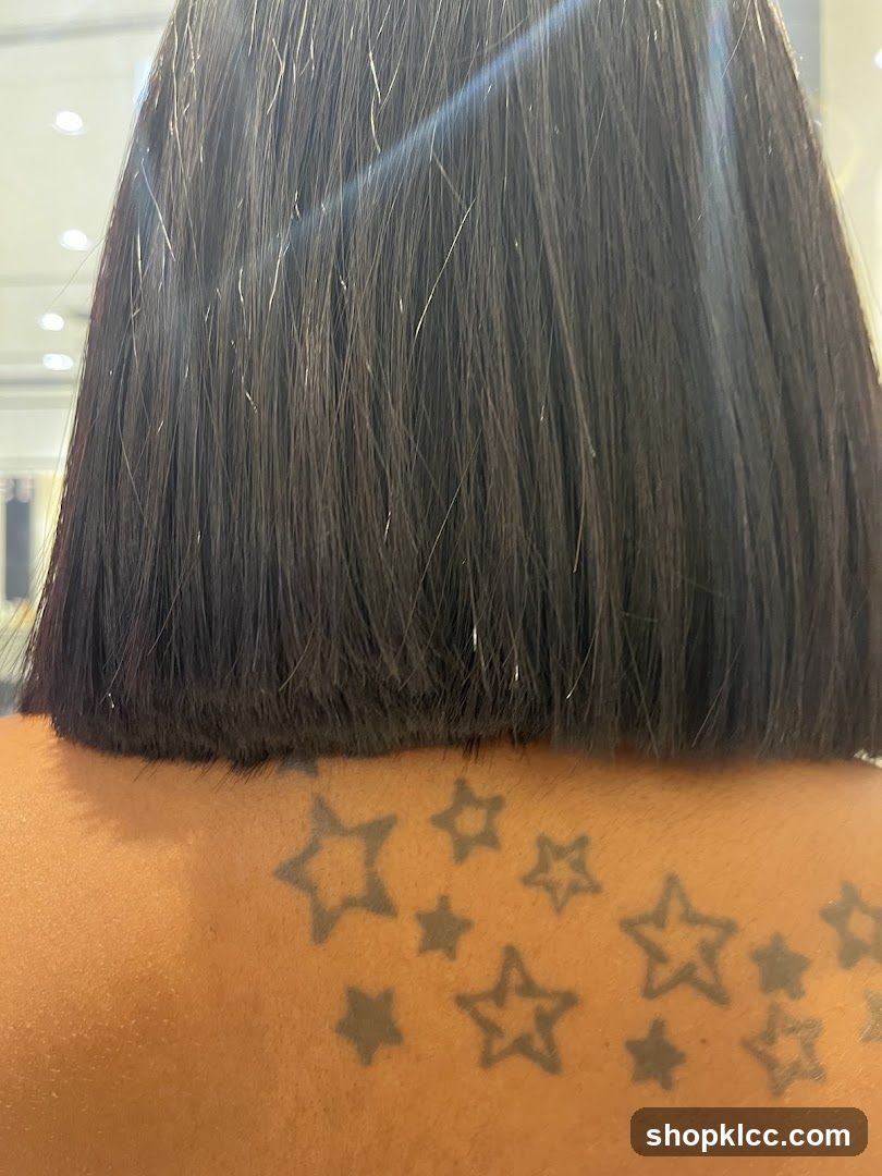 Back Tattoo and Hair