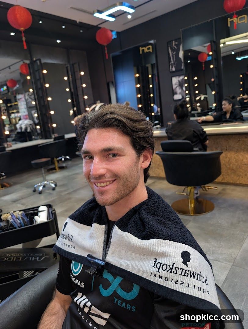 Man in a Hair Salon