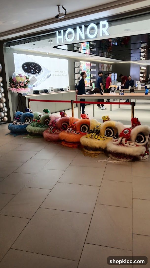 HONOR Storefront with Lion Dance Costumes