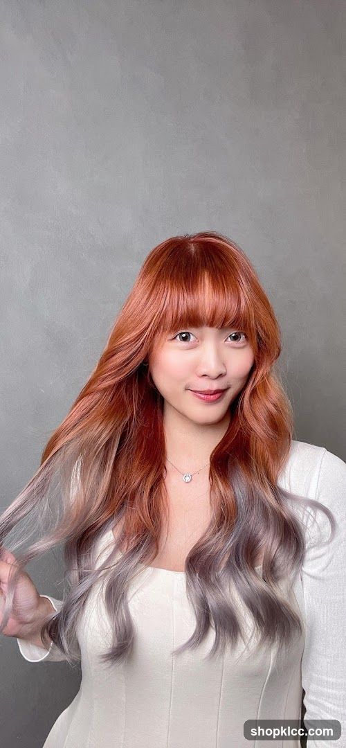 Woman with Ombre Hair
