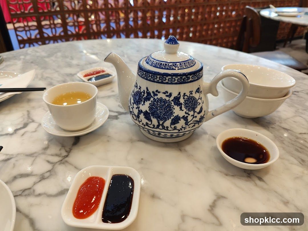 Tea Set with Condiments