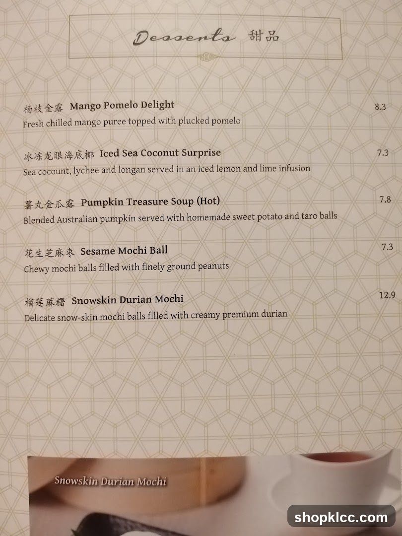 Desserts