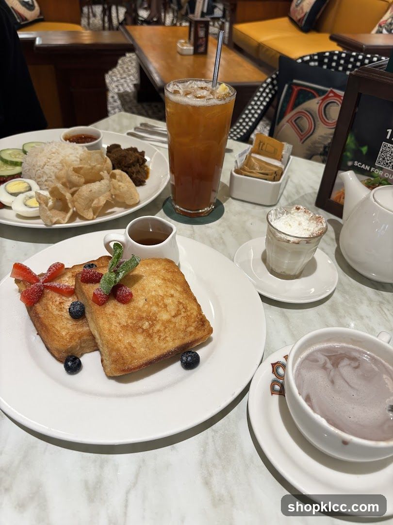 Table with Food and Drinks
