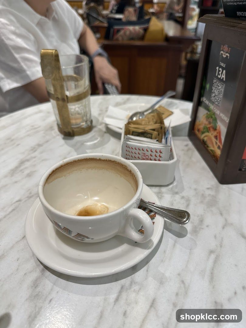 Table Setting with Coffee Cup