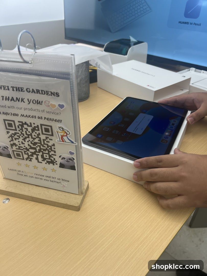 Huawei Tablet Display