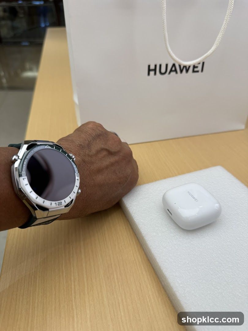 Huawei Smartwatch and Earbuds