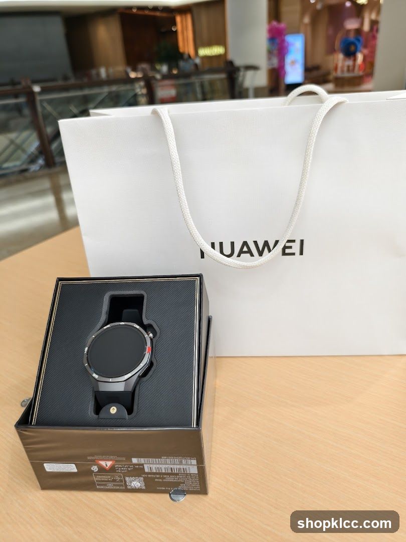 Huawei Smartwatch in Box with Shopping Bag