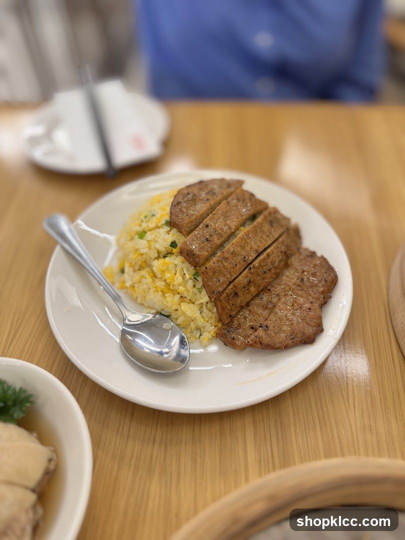 Fried Rice with Sliced Meat
