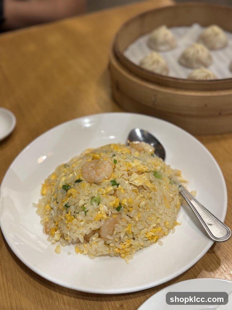 Shrimp Fried Rice and Soup Dumplings