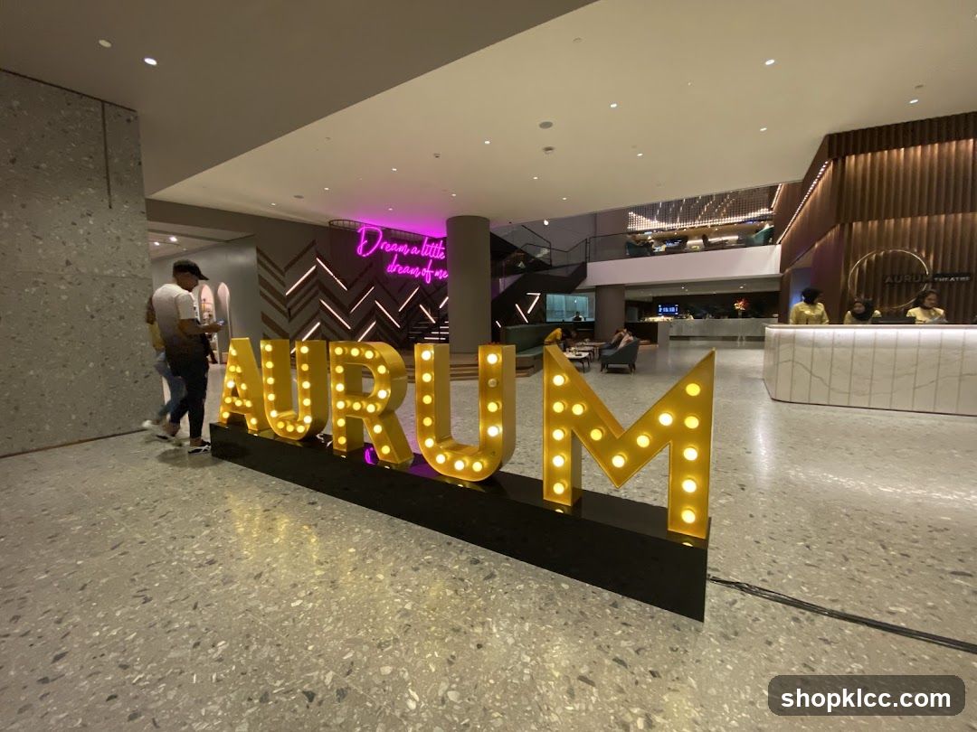 Lobby with Marquee Signage