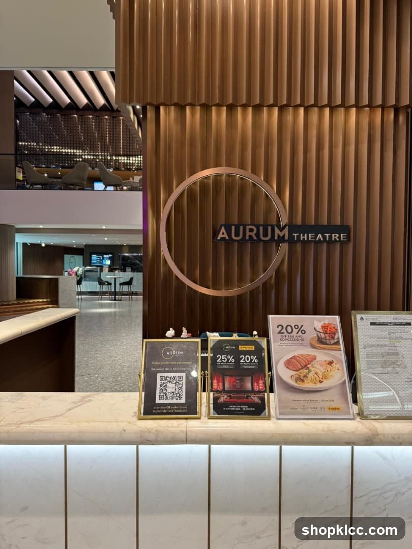 Aurum Theatre Lobby