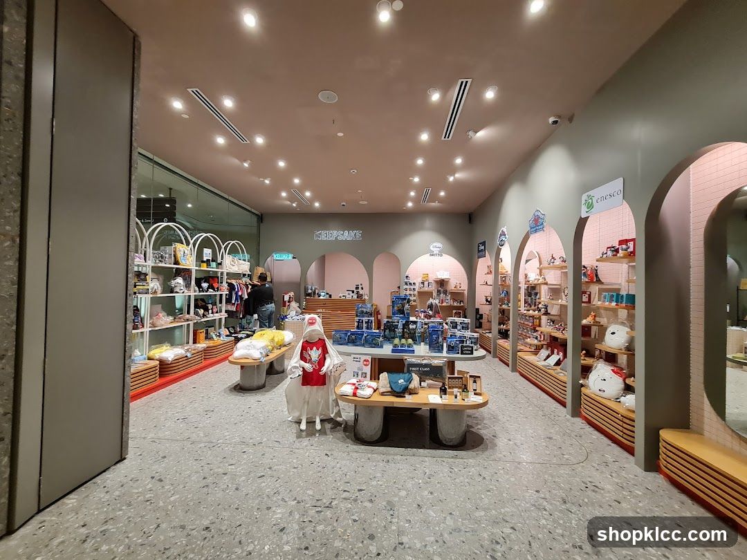 Interior of a retail store