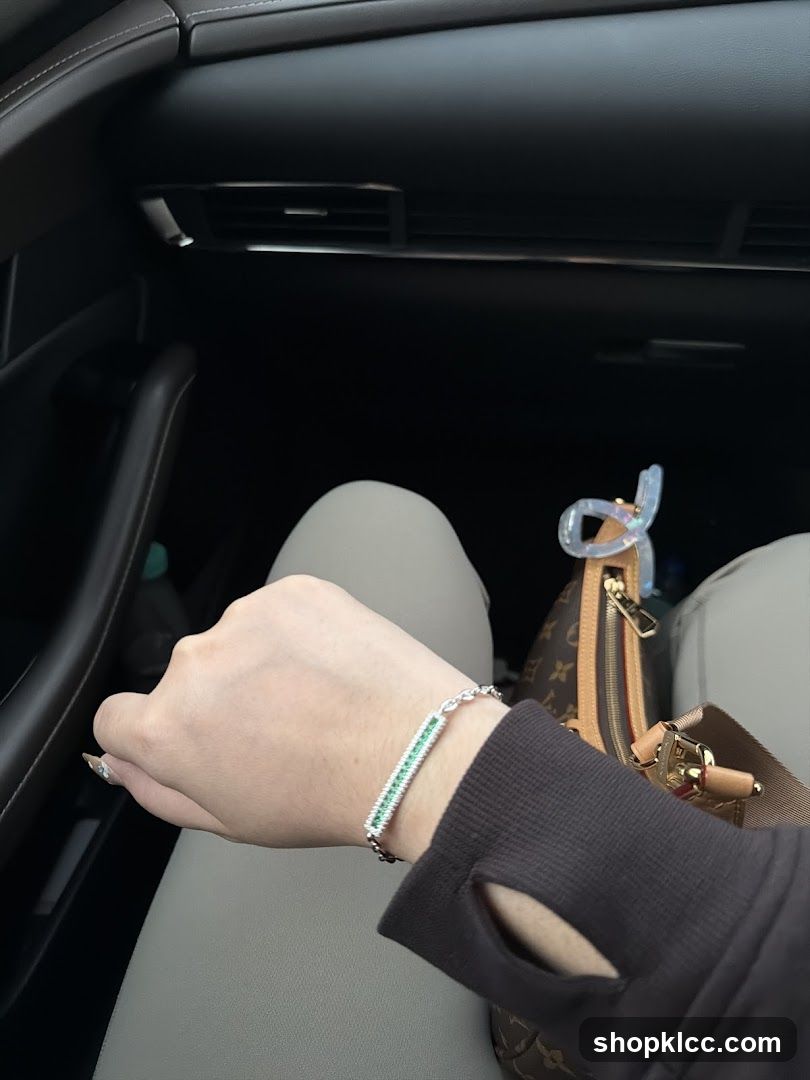 Bracelet on wrist