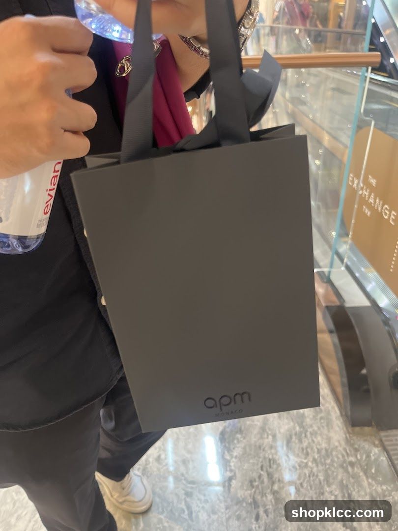 Shopping Bag with APM Monaco Logo