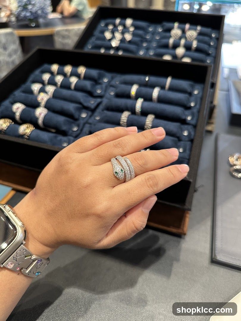 Diamond Snake Ring
