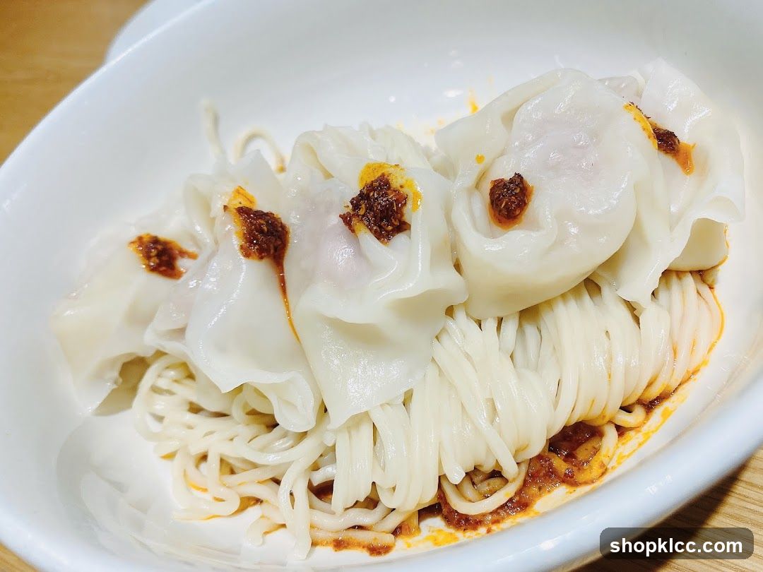 Wontons with Noodles