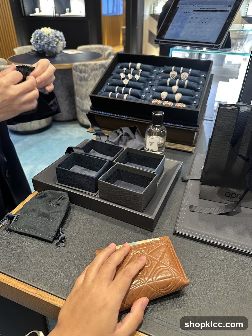 Jewelry Display and Shopping Scene