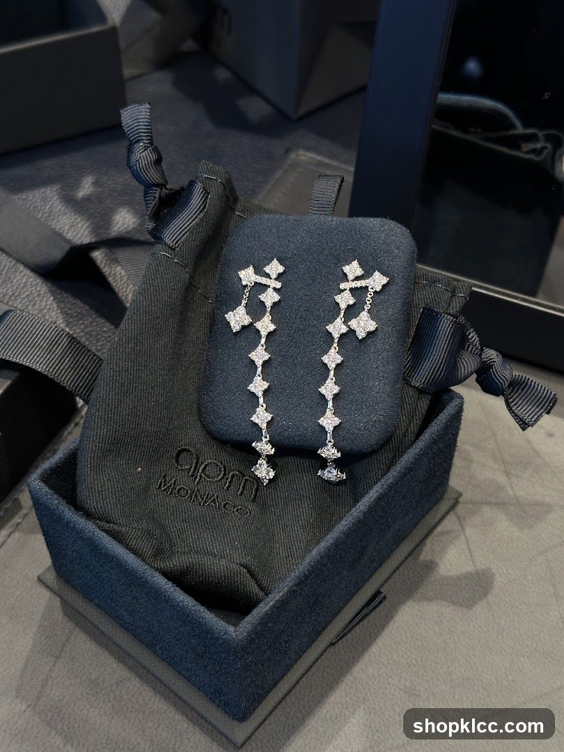 Diamond Earrings in Packaging