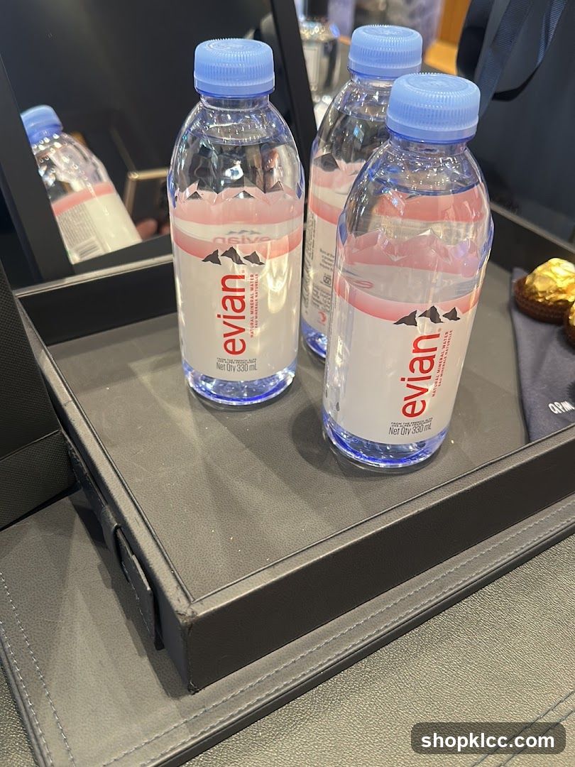 Evian Water Bottles