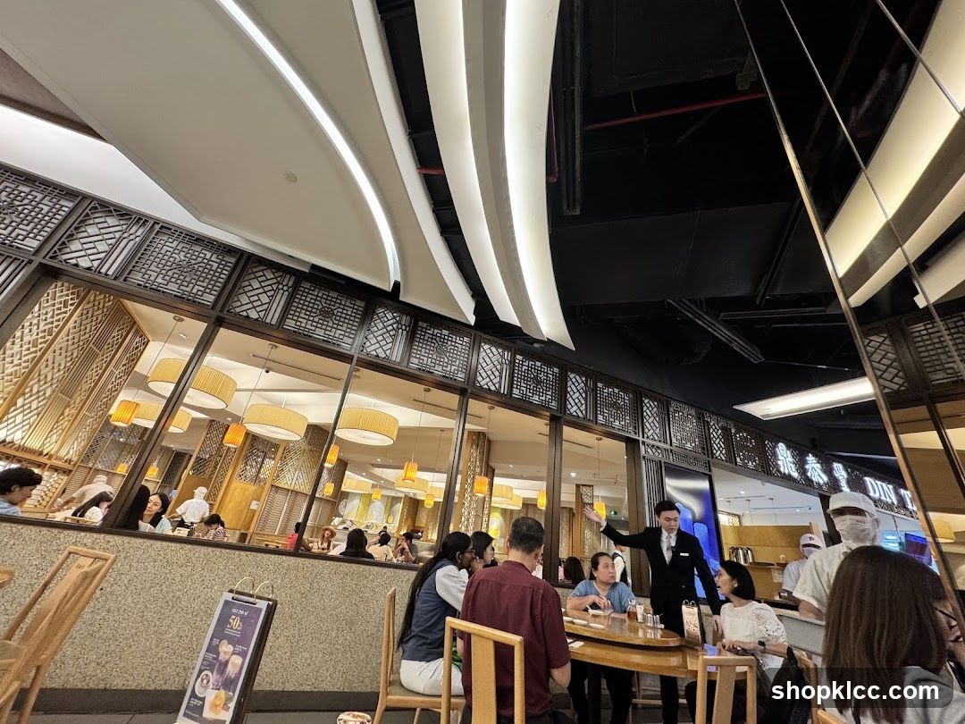 Restaurant Interior with Diners and Staff