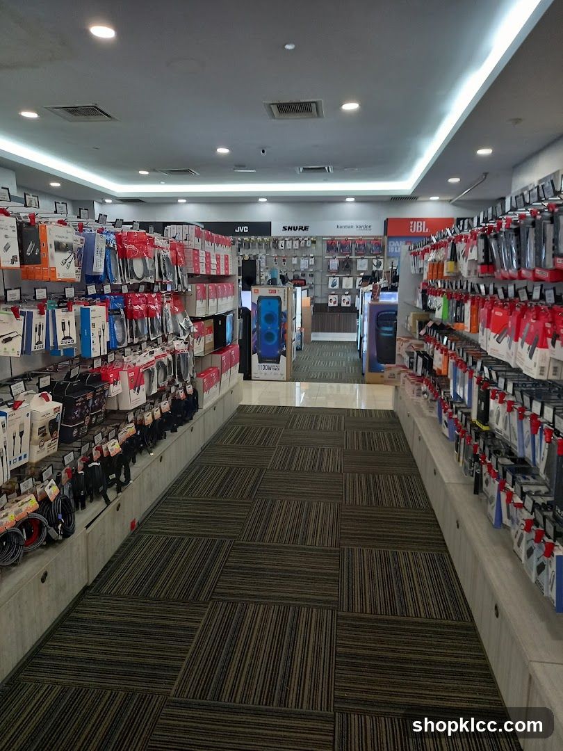 Electronics Store Aisle