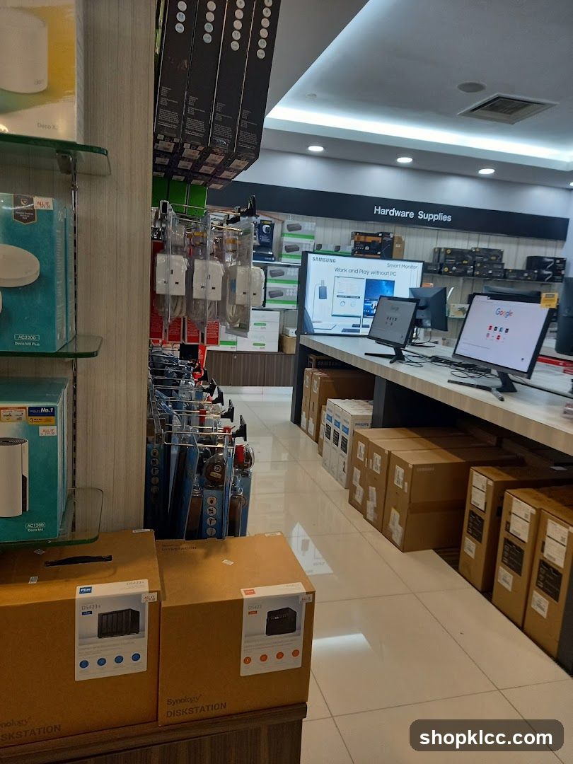 Electronics Store Interior