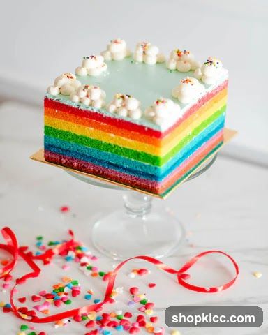 Rainbow Layer Cake