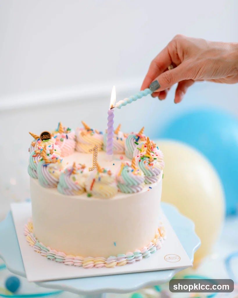Birthday Cake with Candle