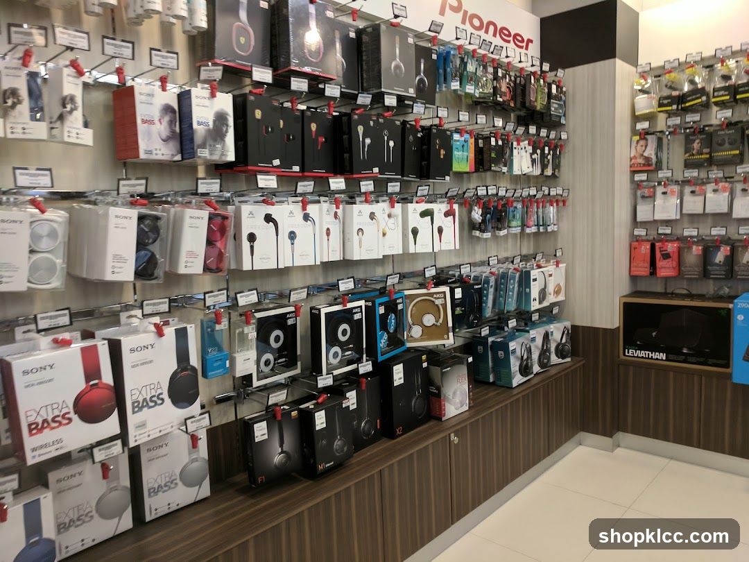 Electronics Store Interior Display