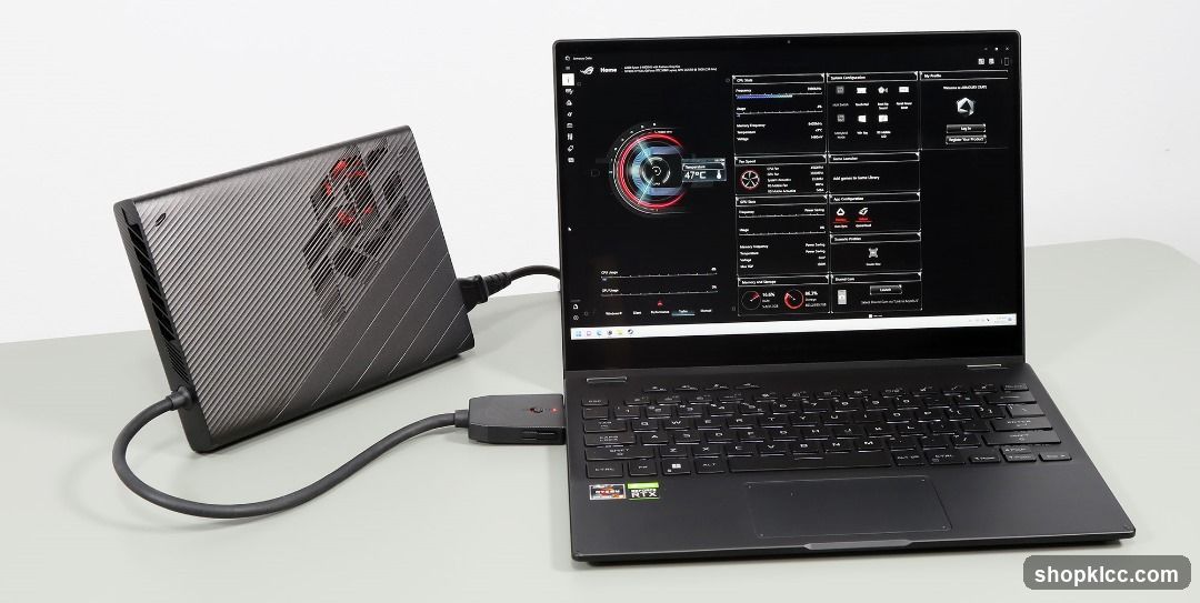 Laptop and External GPU