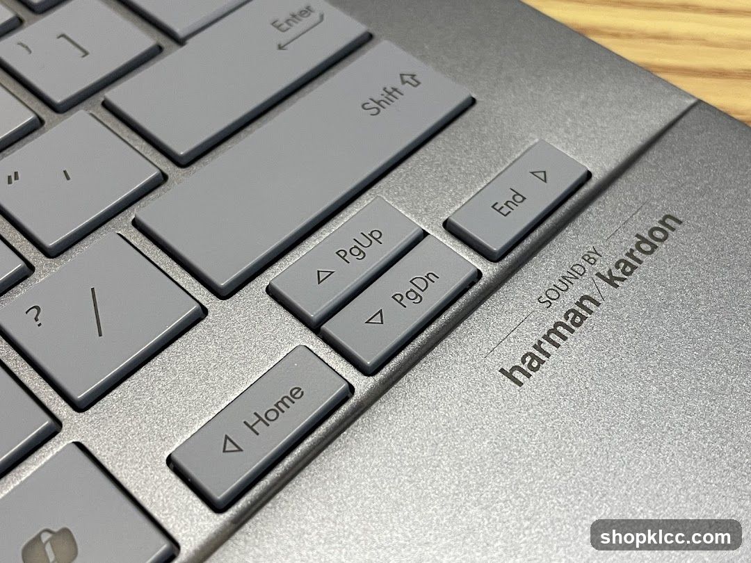 Keyboard with Harman Kardon Logo