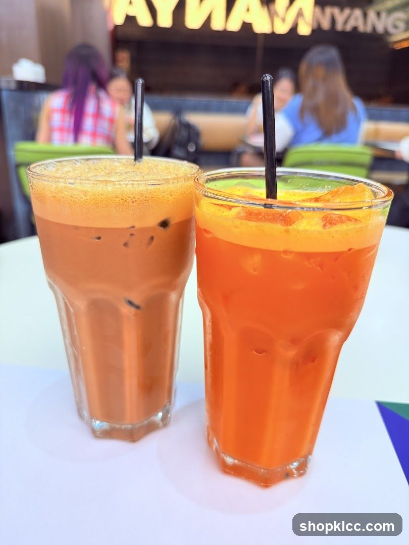 Two Iced Drinks